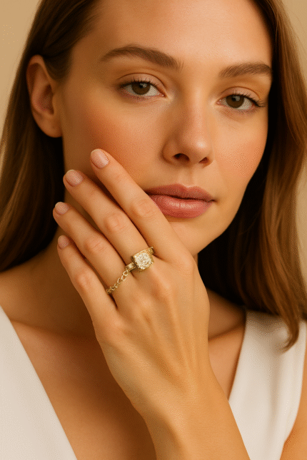 square shaped engagement rings